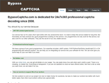 Tablet Screenshot of bypasscaptcha.com